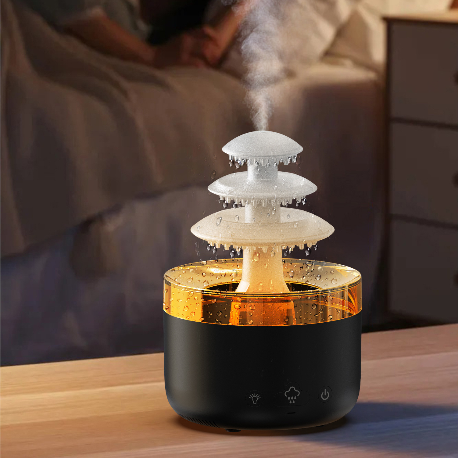 7-Color Rain Light Humidifier - Image 4